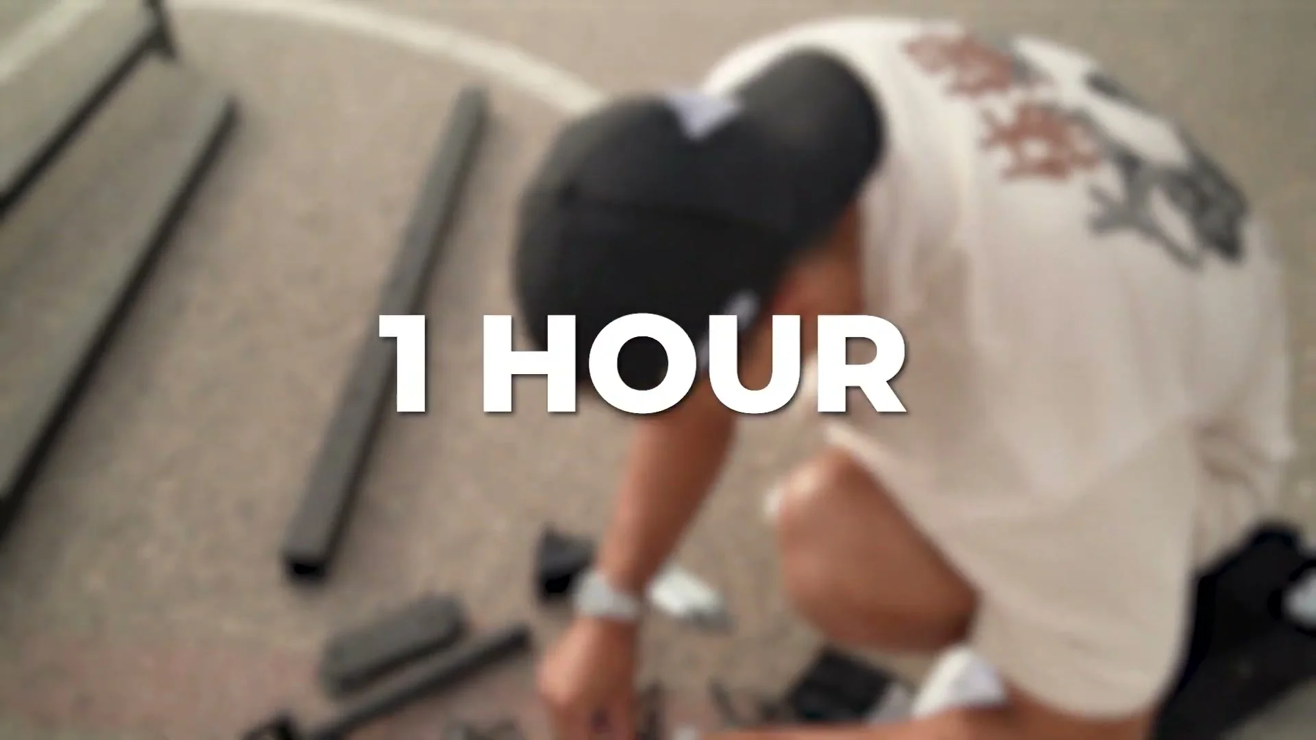 Instruction manual and components of the Gornation Pull Up Station during assembly