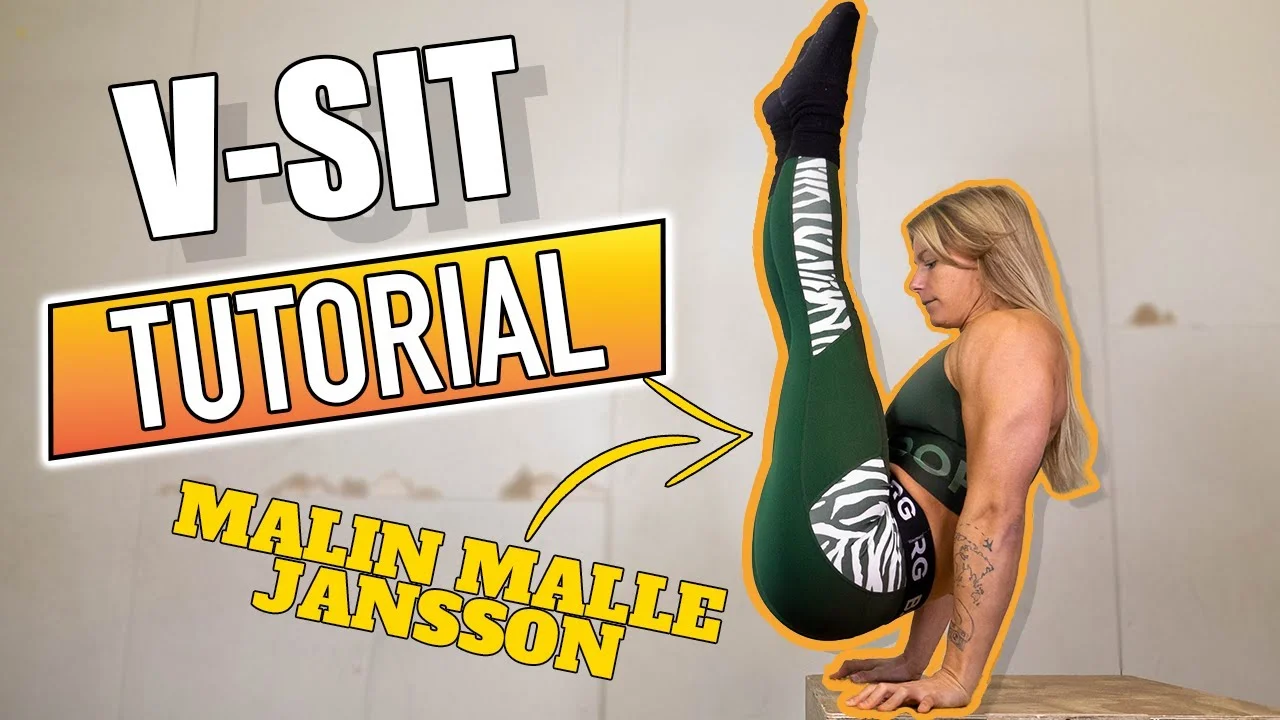 V-Sit Tutorial With Malin Malle: 5 Exercises to Learn It